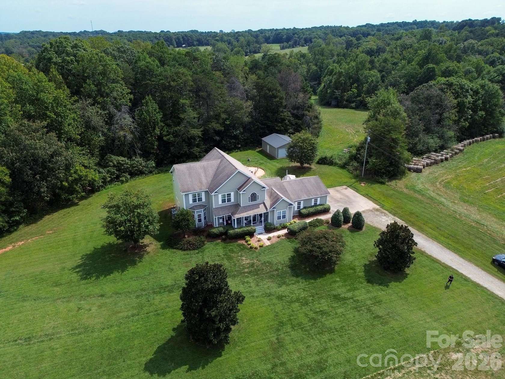 5 Acres of Land with Home for Sale in Boonville, North Carolina