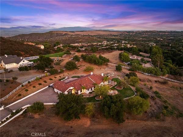 5.85 Acres of Residential Land with Home for Sale in Murrieta, California