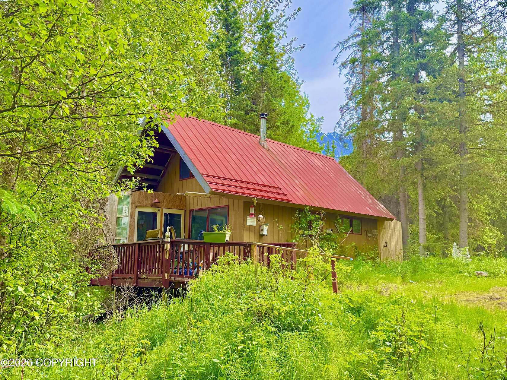 4.19 Acres of Land with Home for Sale in Chickaloon, Alaska