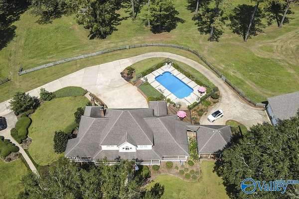 62 Acres of Agricultural Land with Home for Sale in Talladega, Alabama