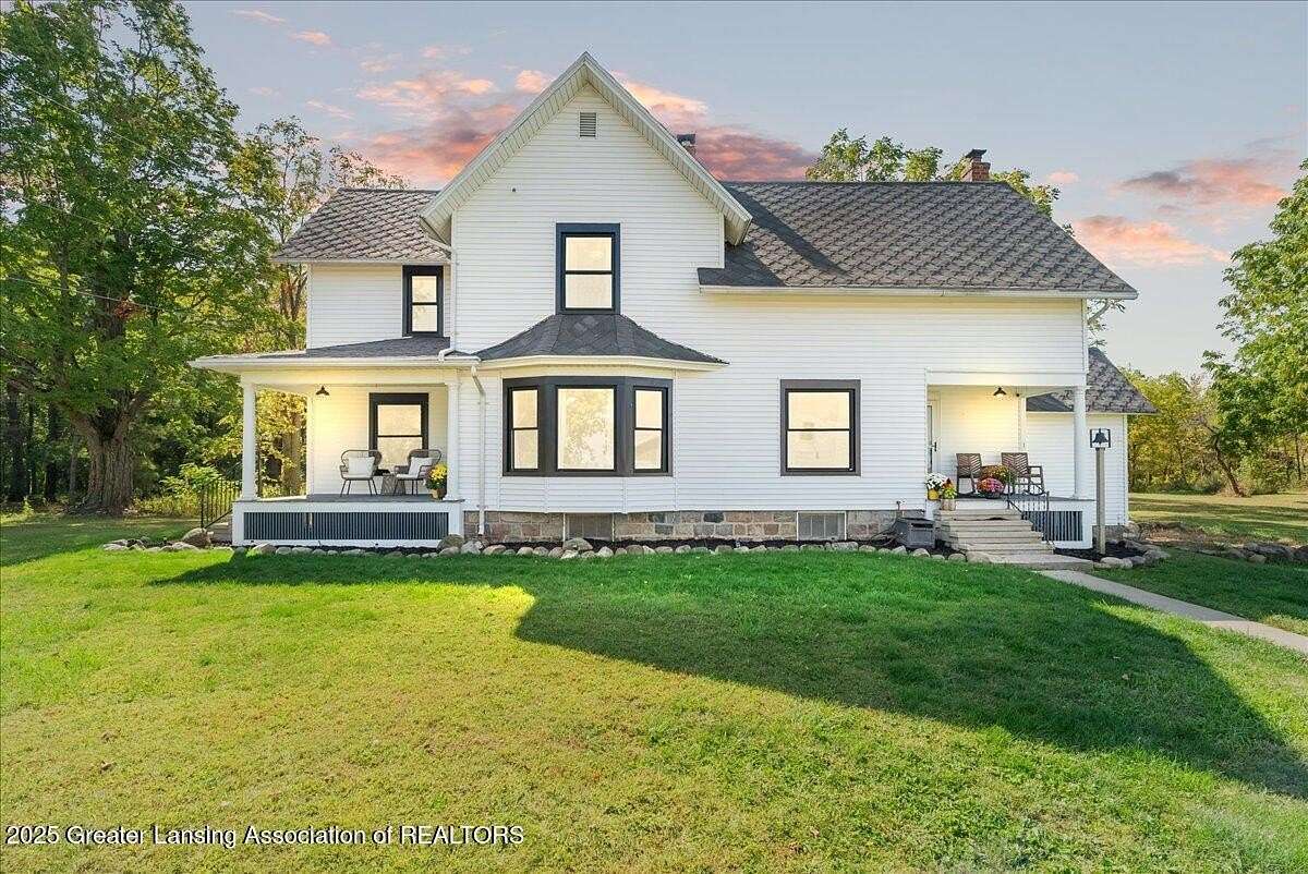 9.5 Acres of Residential Land with Home for Sale in Potterville, Michigan