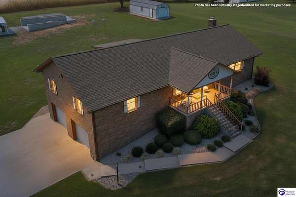 2 Acres of Residential Land with Home for Sale in Vine Grove, Kentucky