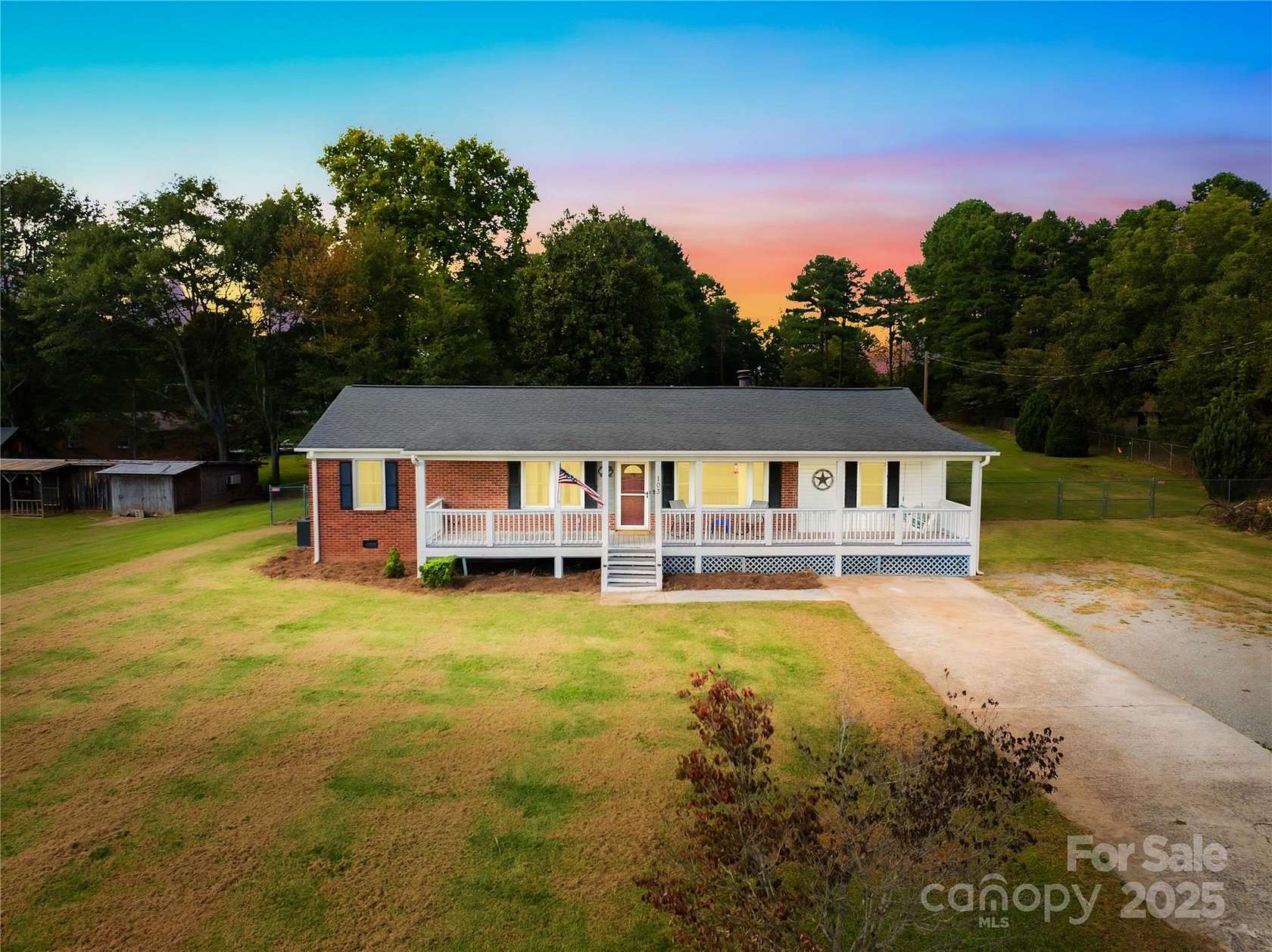 1.5 Acres of Residential Land with Home for Sale in Stanley, North Carolina