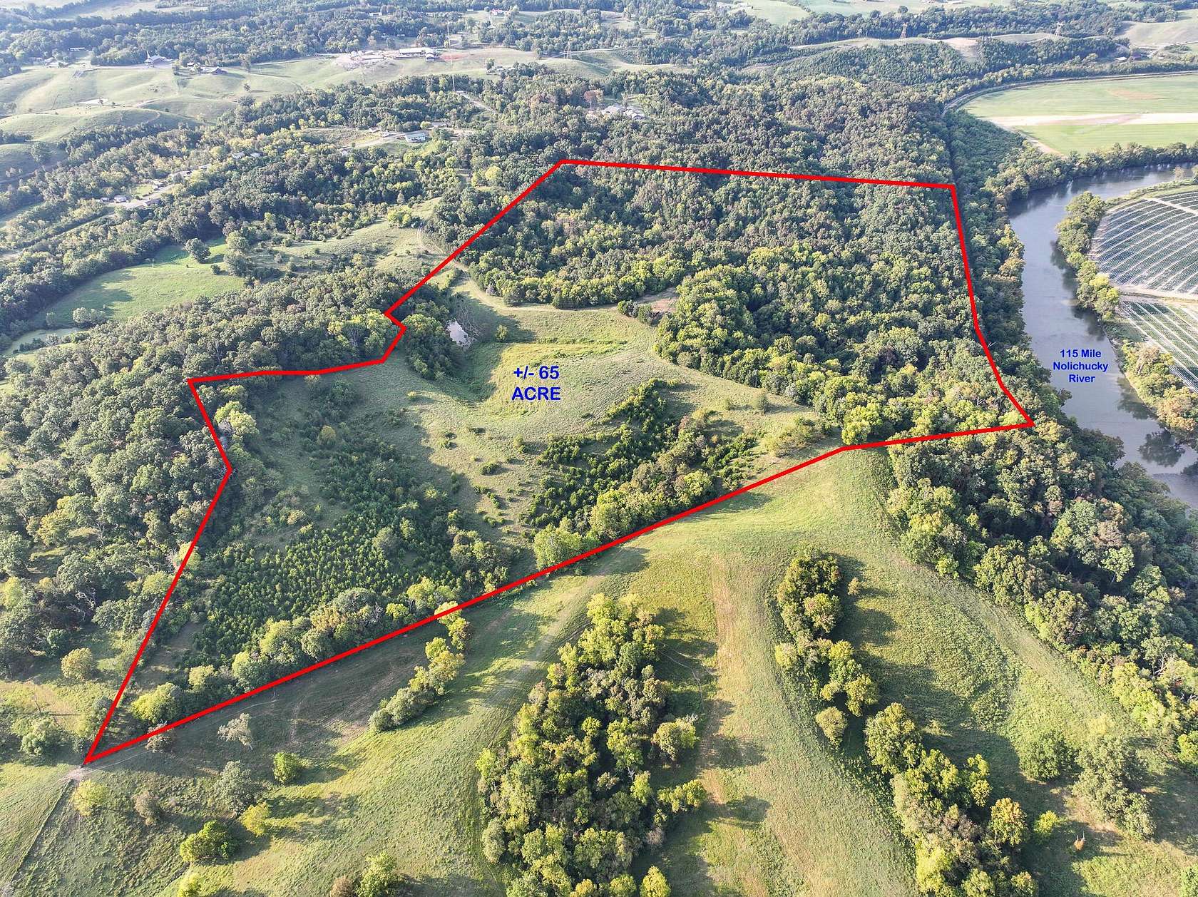 65 Acres of Agricultural Land for Sale in Morristown, Tennessee