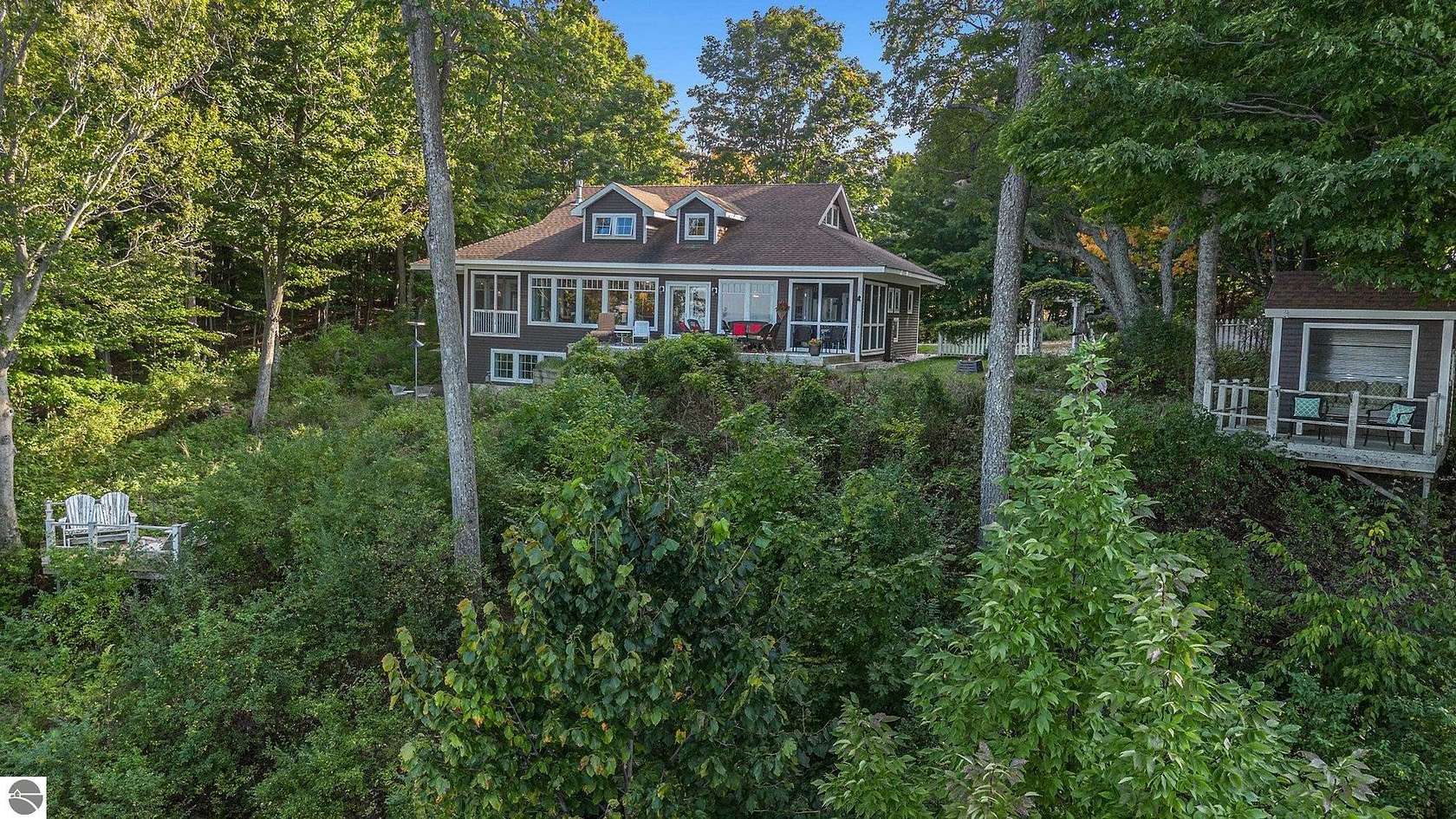 2.5 Acres of Residential Land with Home for Sale in Beulah, Michigan