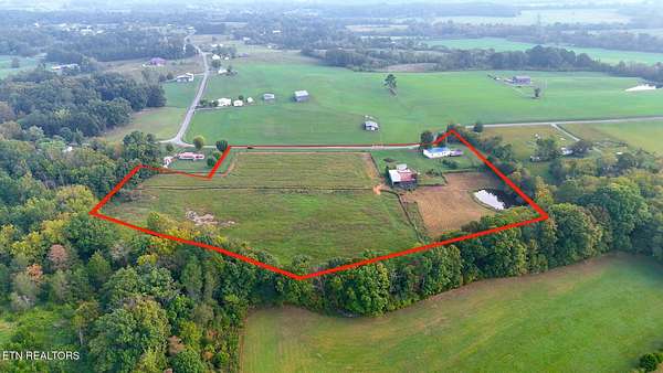 10.4 Acres of Land with Home for Sale in Mosheim, Tennessee