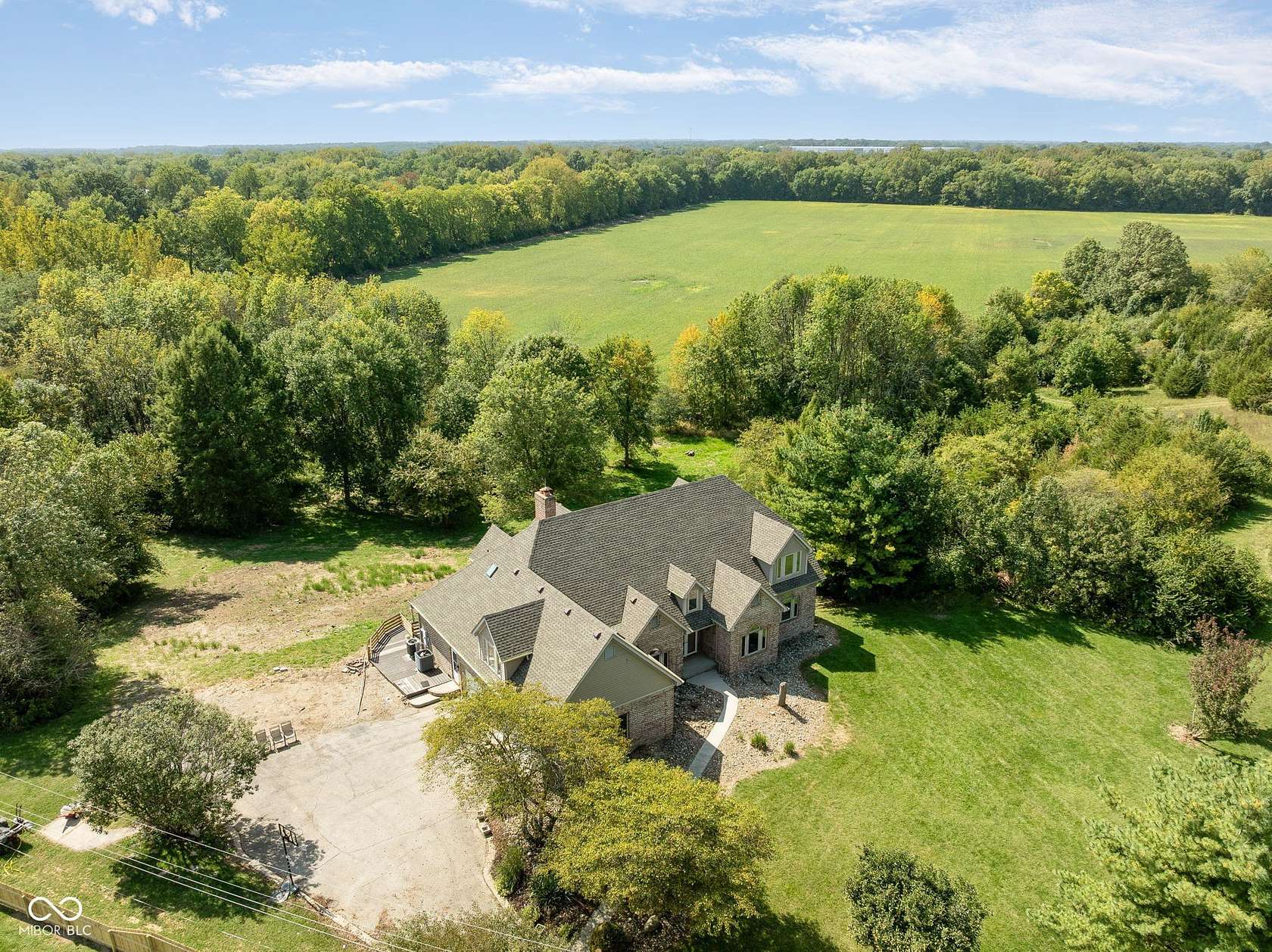 7.55 Acres of Residential Land with Home for Sale in Fairland, Indiana