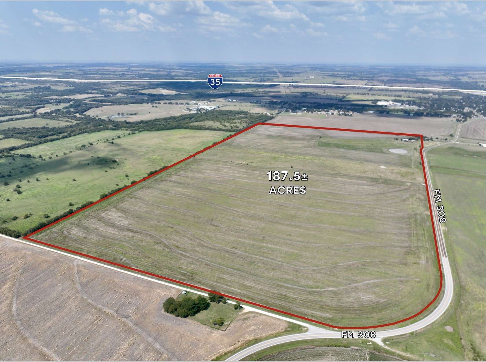 188 Acres of Agricultural Land for Sale in Milford, Texas