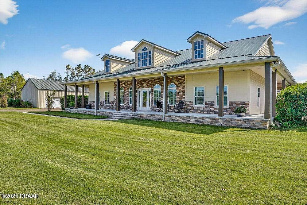 10.3 Acres of Recreational Land with Home for Sale in Bunnell, Florida