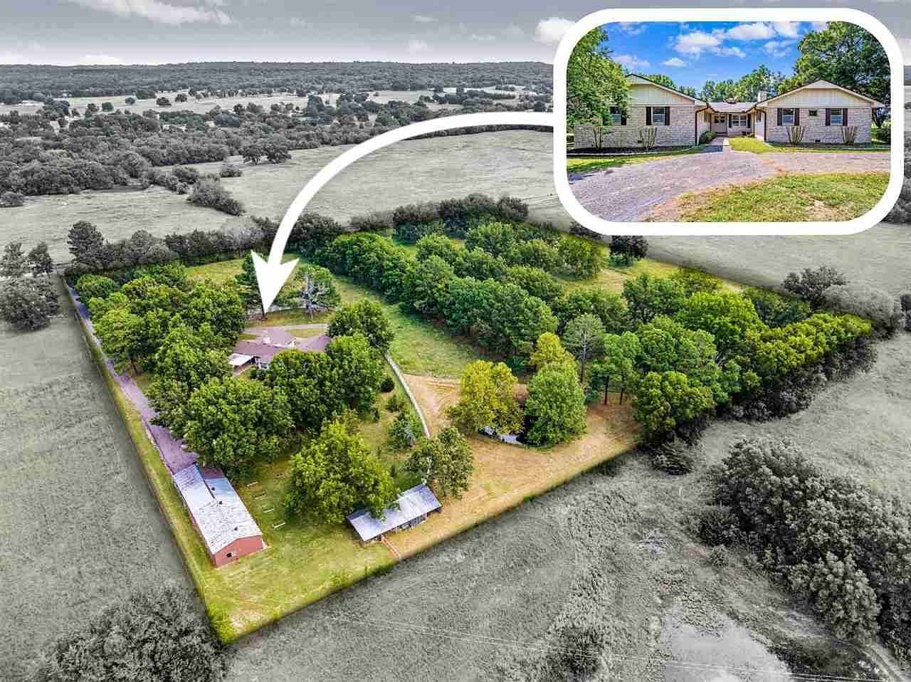 10 Acres of Residential Land with Home for Sale in Ada, Oklahoma