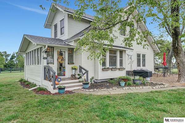 4.8 Acres of Residential Land with Home for Sale in Waverly, Nebraska