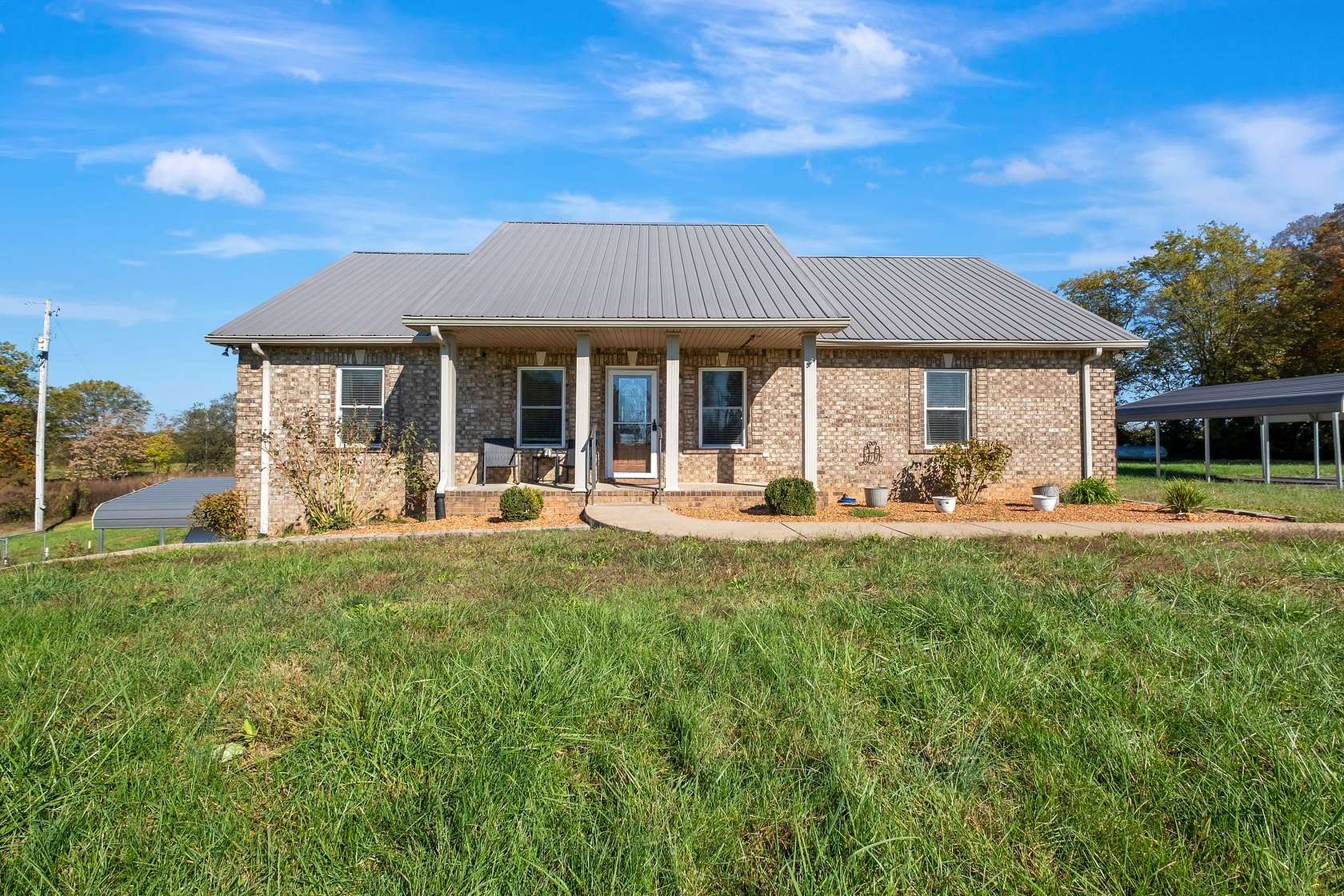 5 Acres of Land with Home for Sale in Cedar Hill, Tennessee