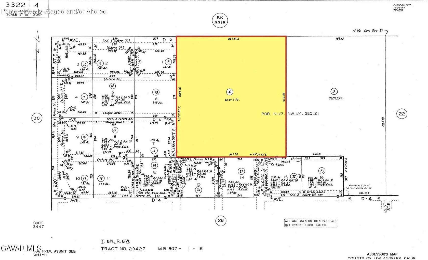 Land for Sale in Lancaster, California