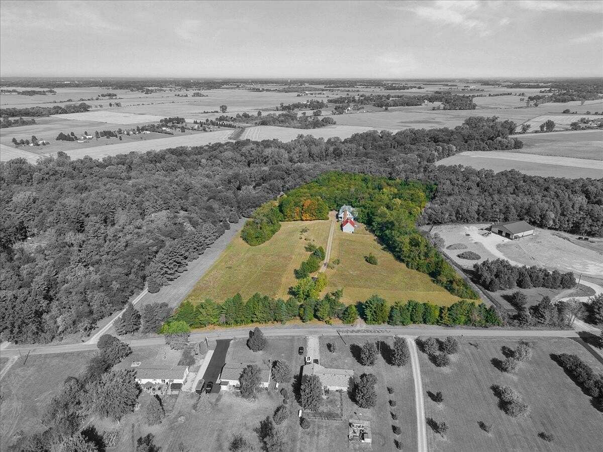 10.3 Acres of Land with Home for Sale in Urbana, Ohio