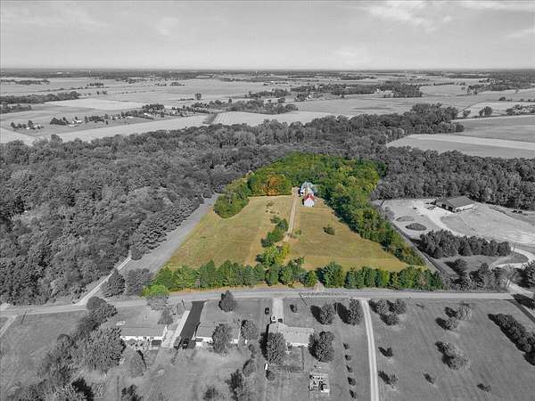 10.3 Acres of Land with Home for Sale in Urbana, Ohio