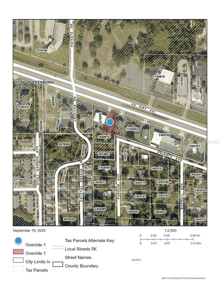 0.26 Acres of Commercial Land for Sale in Leesburg, Florida