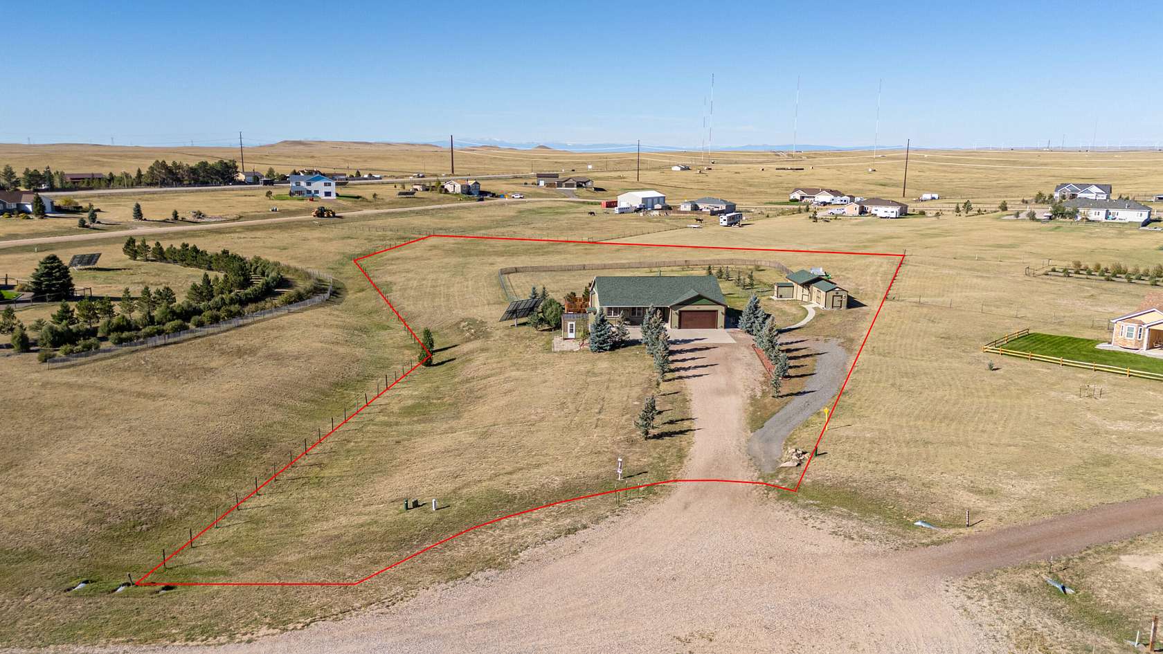 3.46 Acres of Residential Land with Home for Sale in Cheyenne, Wyoming