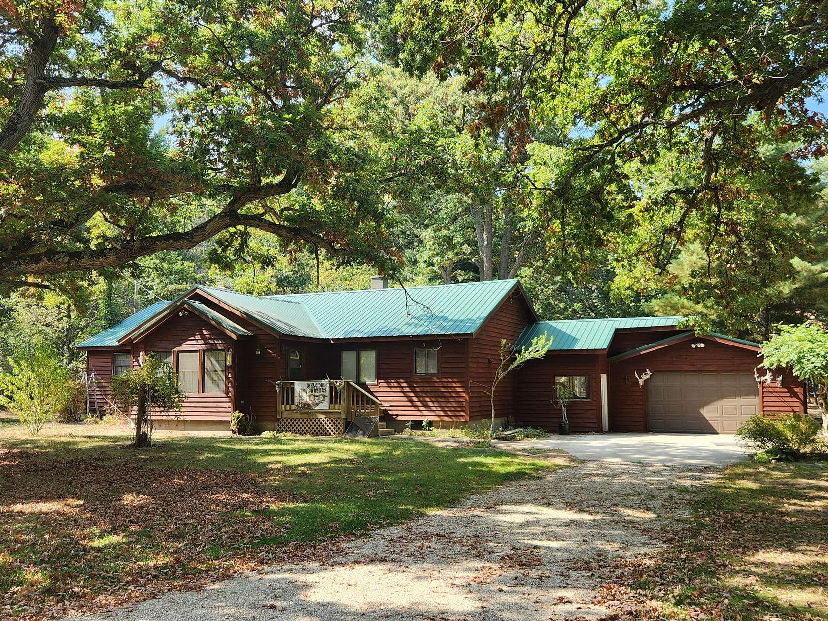 78 Acres of Land with Home for Sale in Bitely, Michigan