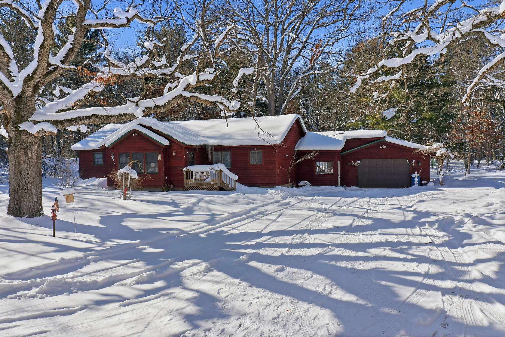 78 Acres of Land with Home for Sale in Bitely, Michigan