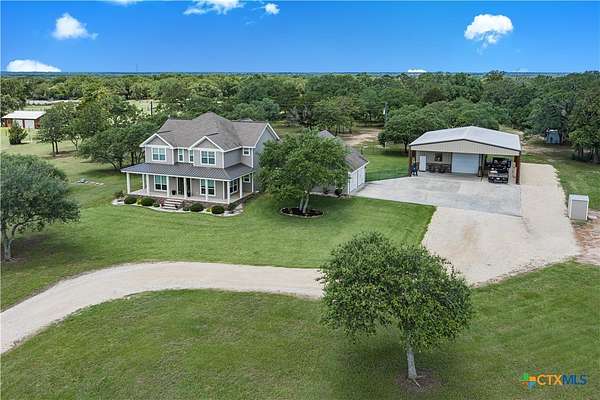 3.1 Acres of Land with Home for Sale in Hallettsville, Texas