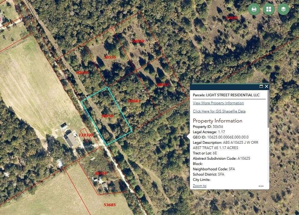 1.17 Acres of Residential Land for Sale in Streetman, Texas
