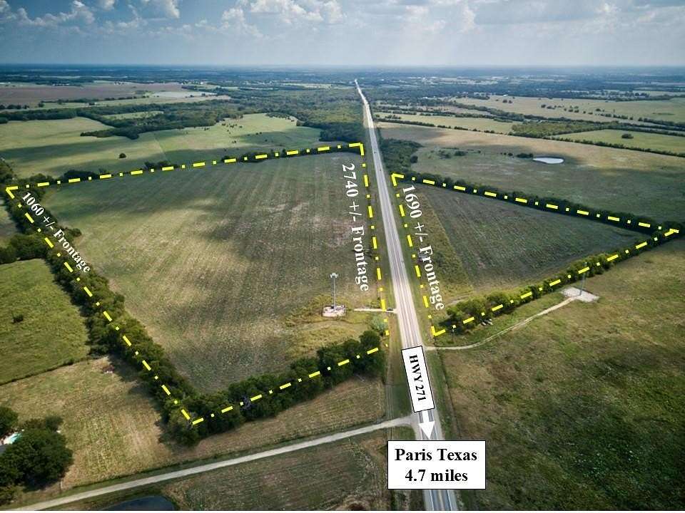 77.8 Acres of Land for Sale in Paris, Texas