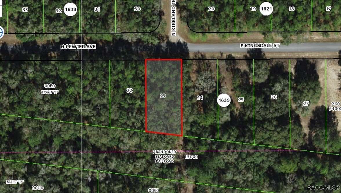 0.3 Acres of Residential Land for Sale in Citrus Springs, Florida