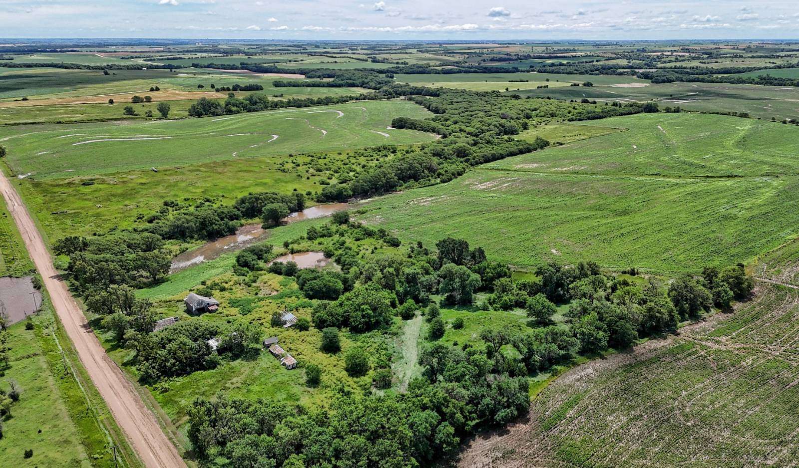 155 Acres of Agricultural Land for Sale in Lebanon, Kansas