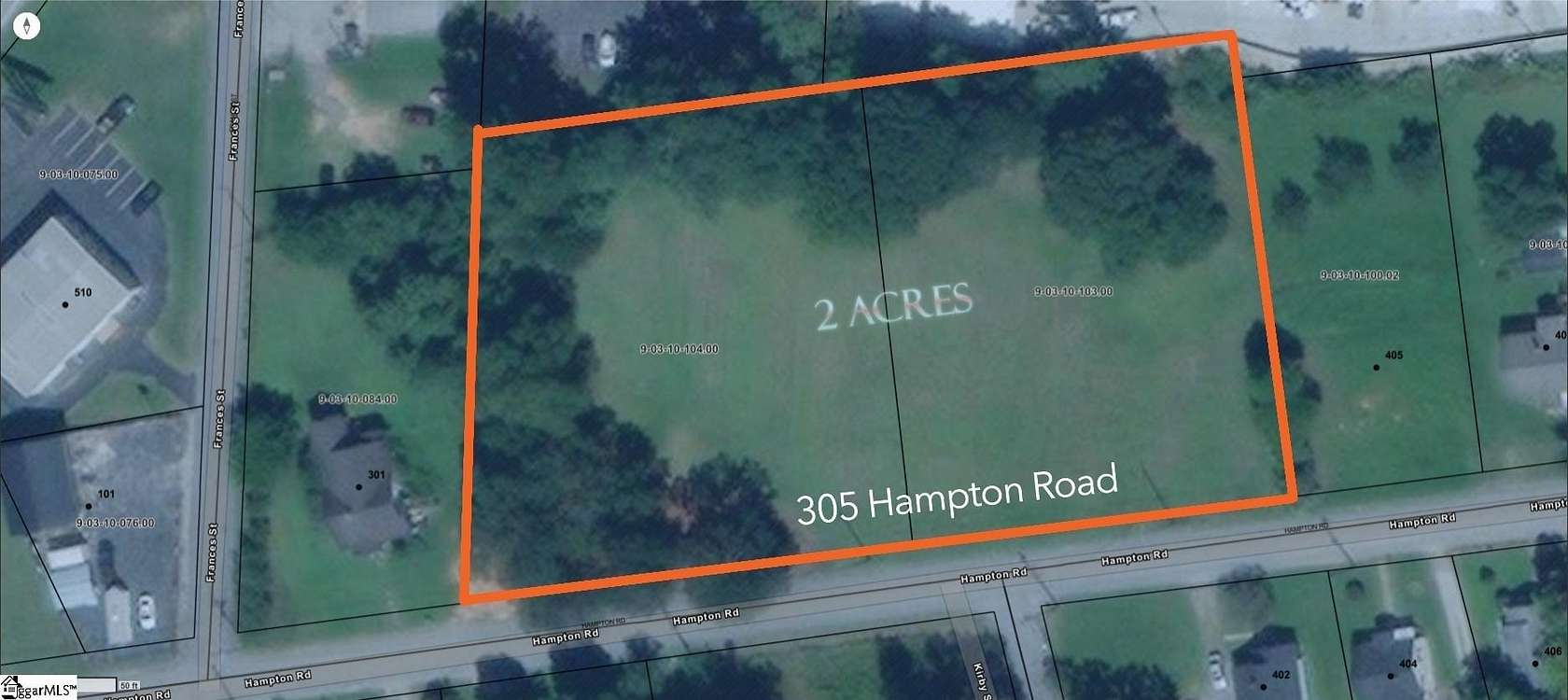 2 Acres of Residential Land for Sale in Greer, South Carolina