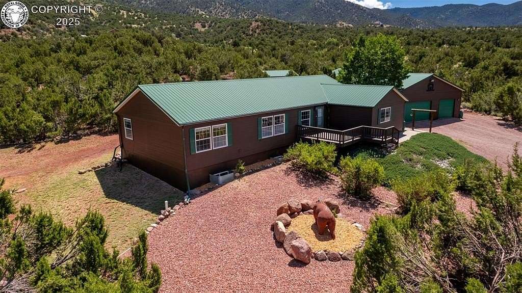 35.1 Acres of Recreational Land with Home for Sale in Cañon City, Colorado