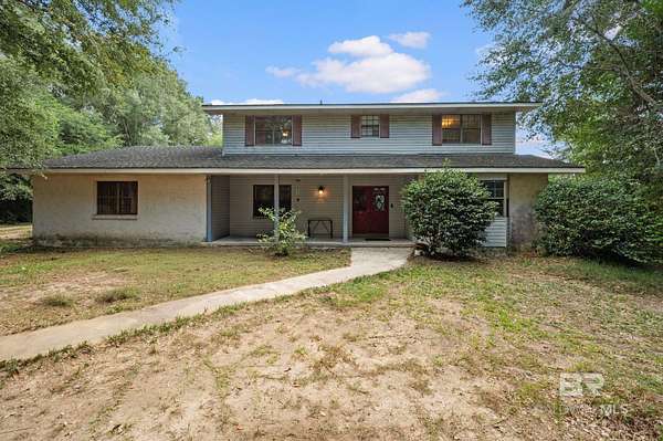 9 Acres of Residential Land with Home for Sale in Summerdale, Alabama