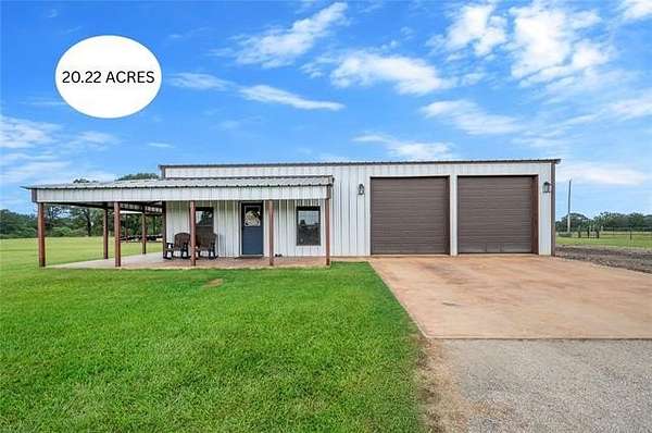 20.2 Acres of Land with Home for Sale in Valliant, Oklahoma