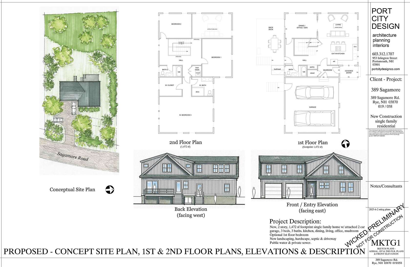 0.39 Acres of Residential Land with Home for Sale in Rye, New Hampshire