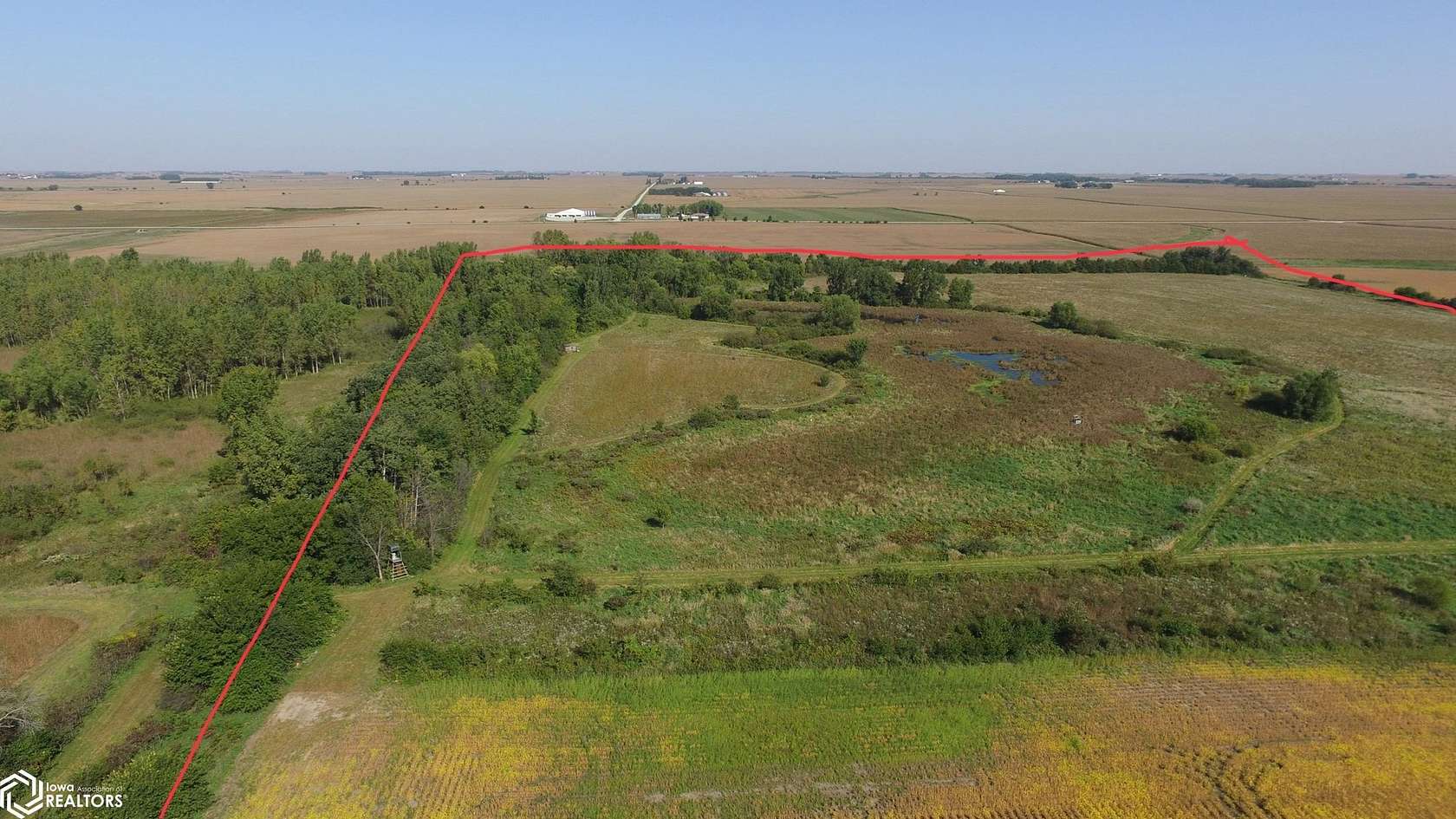 104 Acres of Recreational Land & Farm for Sale in Hansell, Iowa