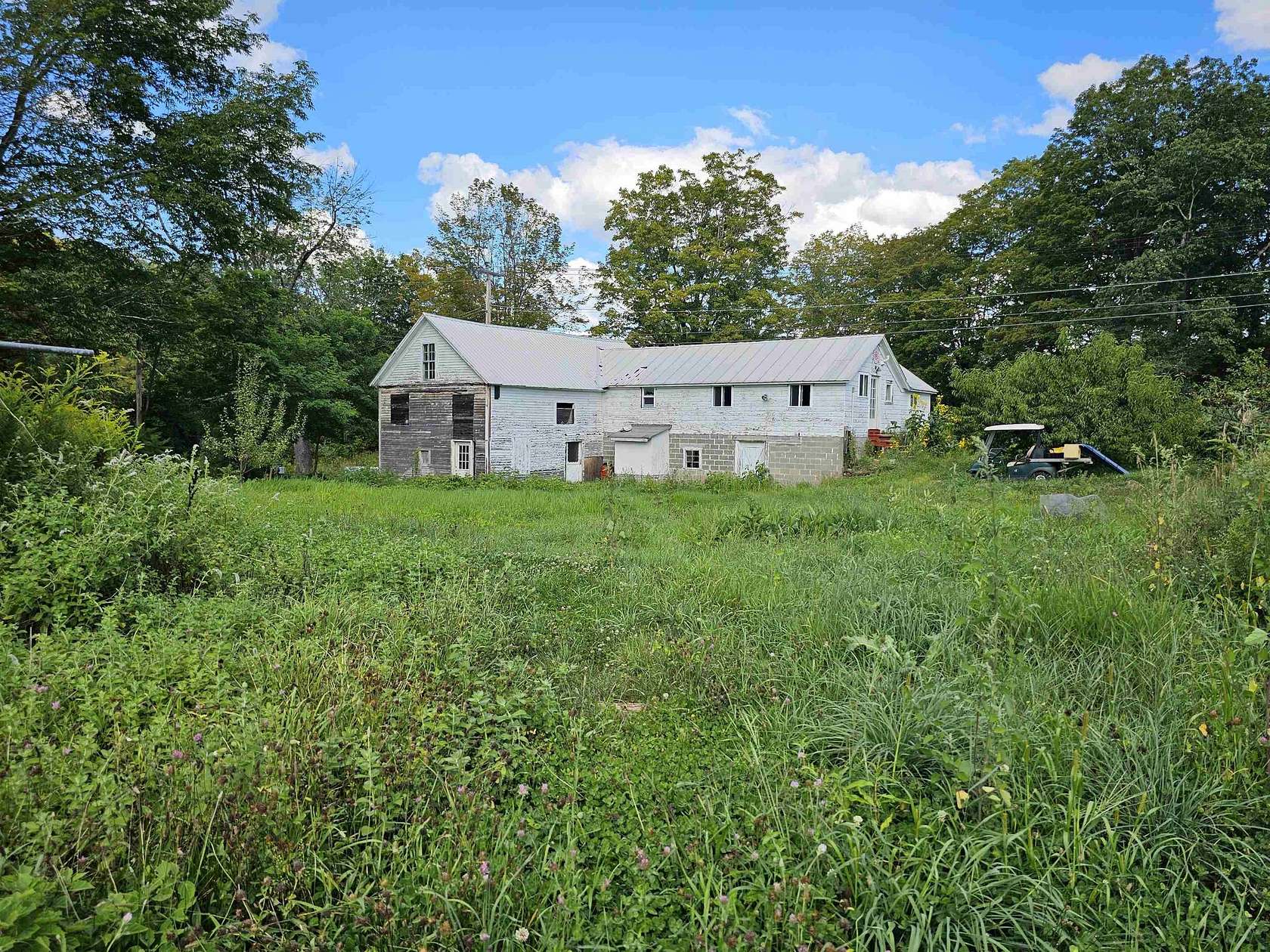 13 Acres of Land with Home for Sale in Rockingham, Vermont