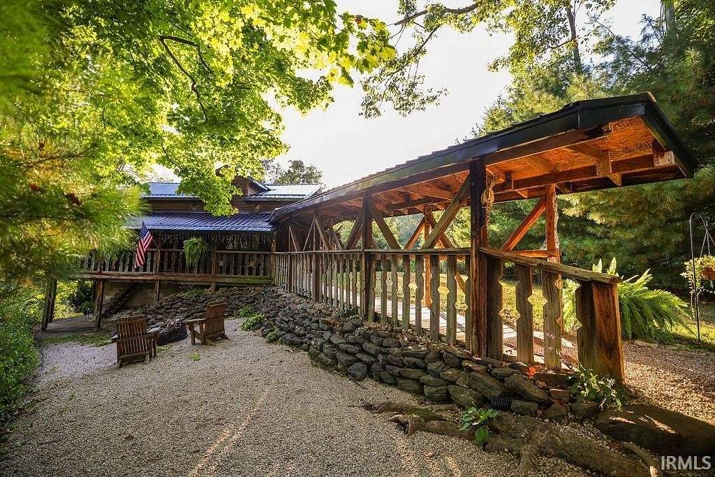 10 Acres of Land with Home for Sale in Spencer, Indiana