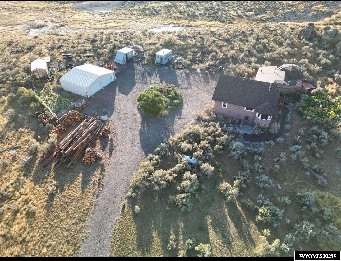 5 Acres of Residential Land with Home for Sale in Thermopolis, Wyoming