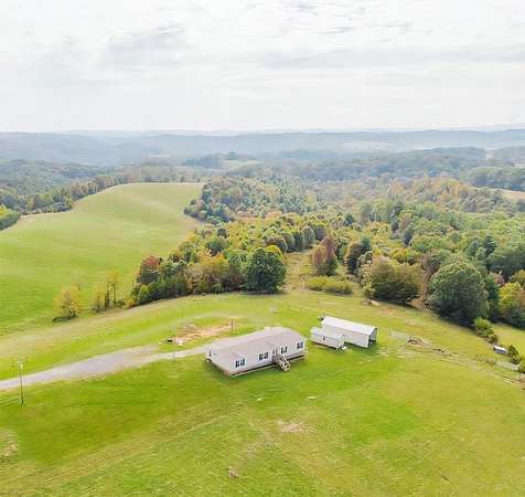 72 Acres of Agricultural Land with Home for Sale in Austinville, Virginia