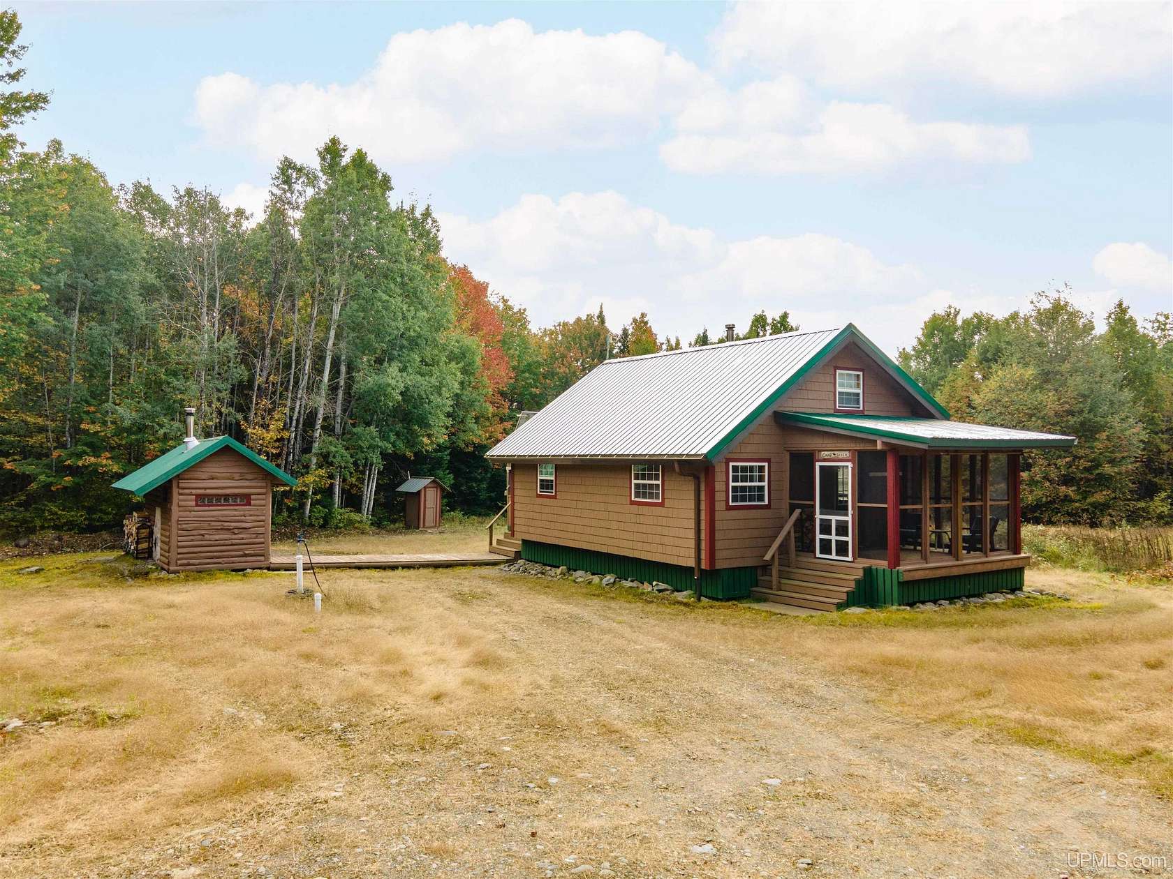 40 Acres of Recreational Land with Home for Sale in Crystal Falls, Michigan