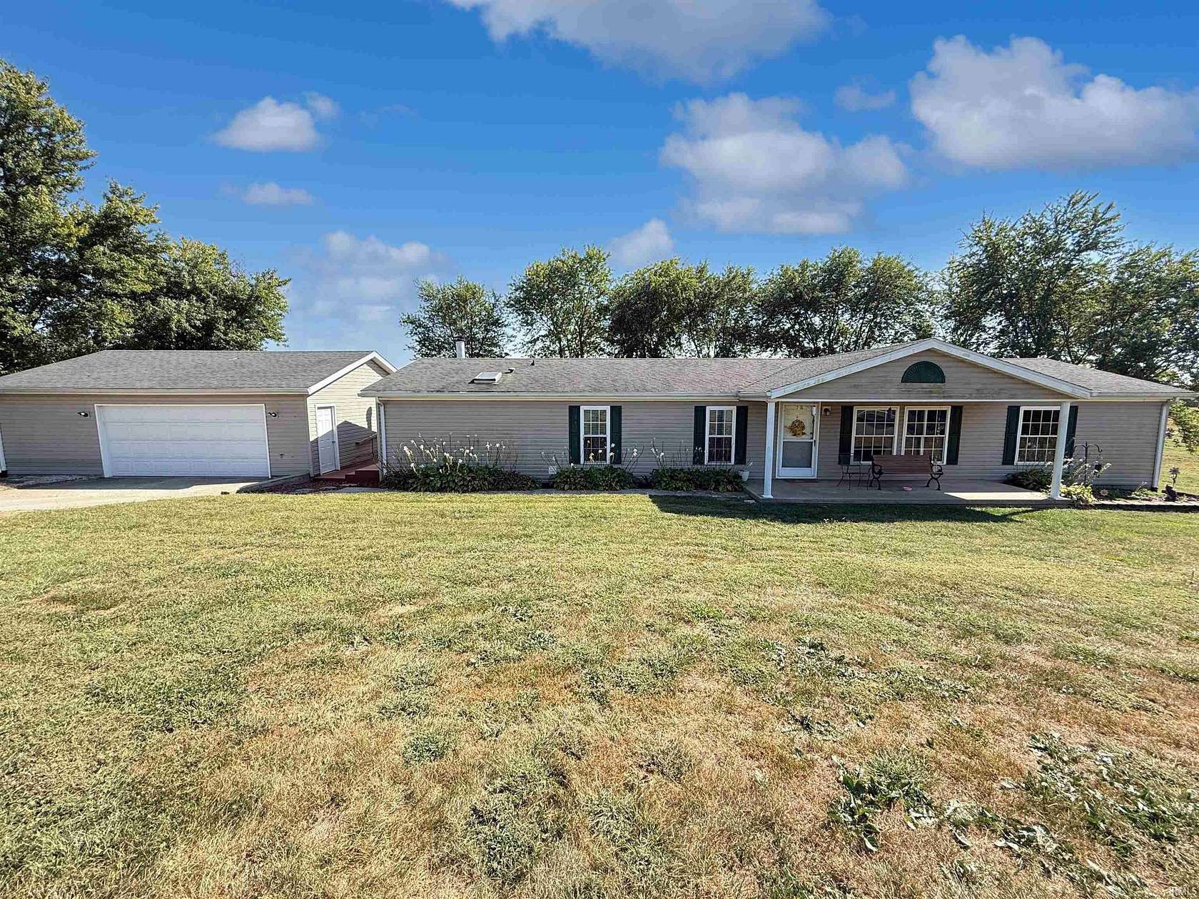 10 Acres of Residential Land with Home for Sale in Loogootee, Indiana