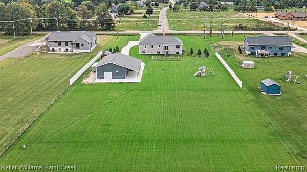 2 Acres of Residential Land with Home for Sale in Almont, Michigan