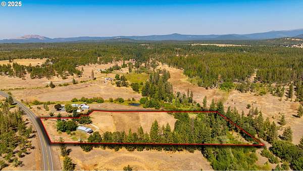 6.85 Acres of Land with Home for Sale in Goldendale, Washington
