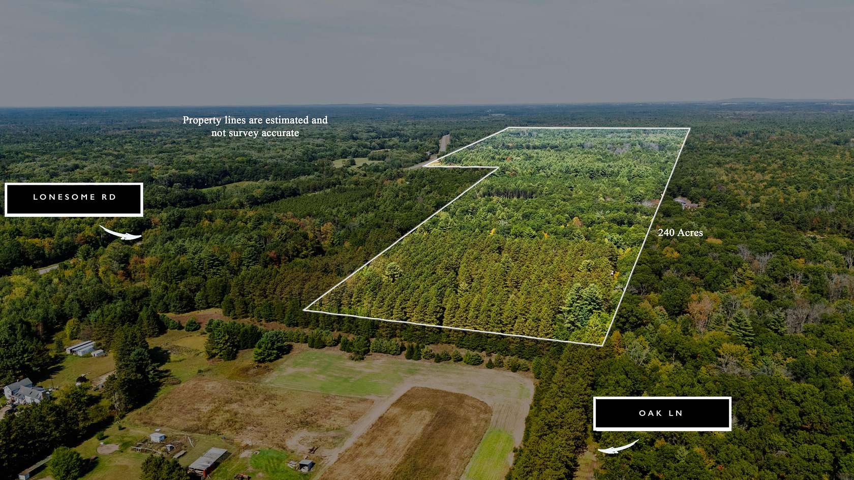 240 Acres of Recreational Land for Sale in Wisconsin Rapids, Wisconsin