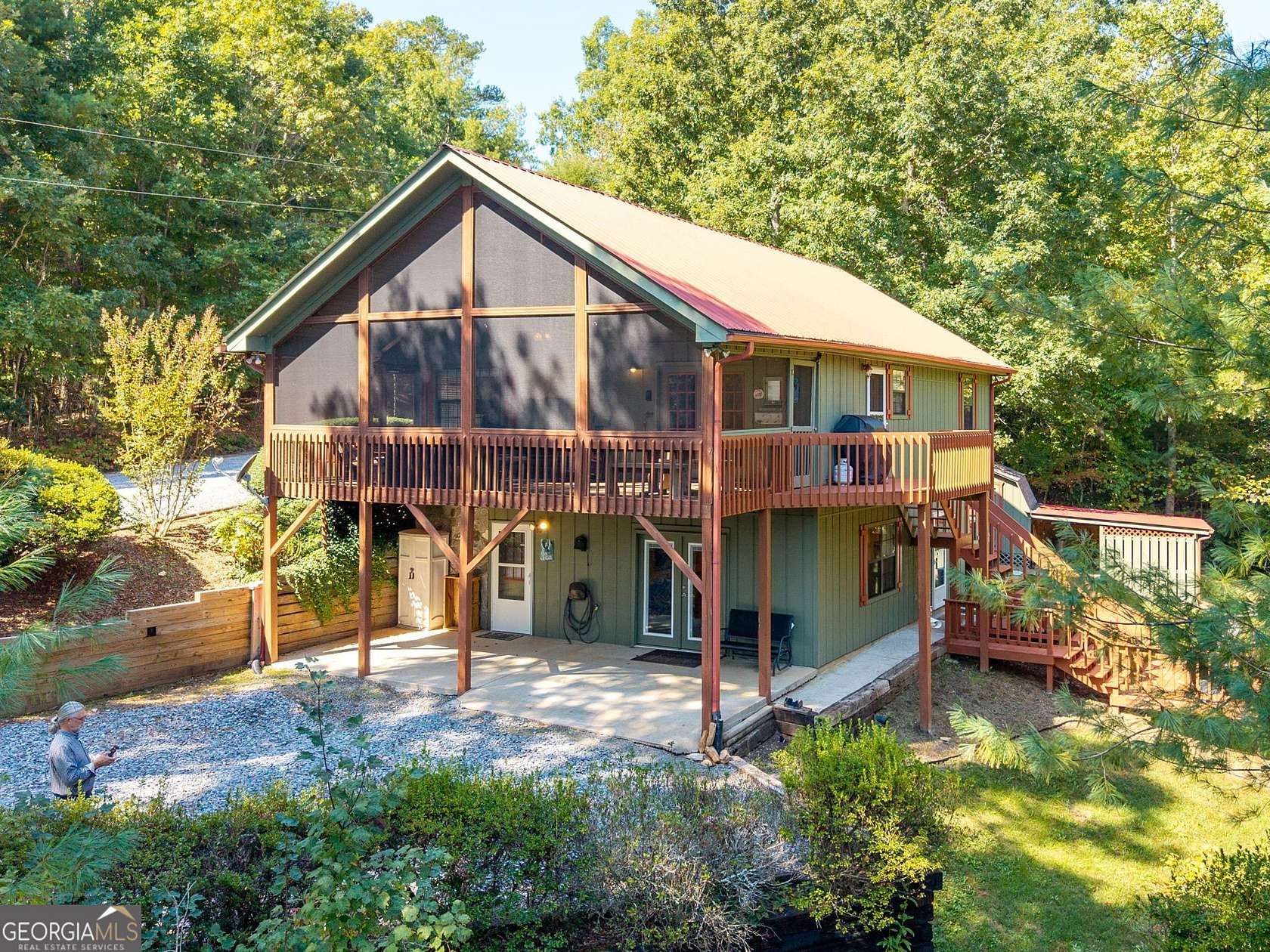 2.9 Acres of Residential Land with Home for Sale in Mineral Bluff, Georgia