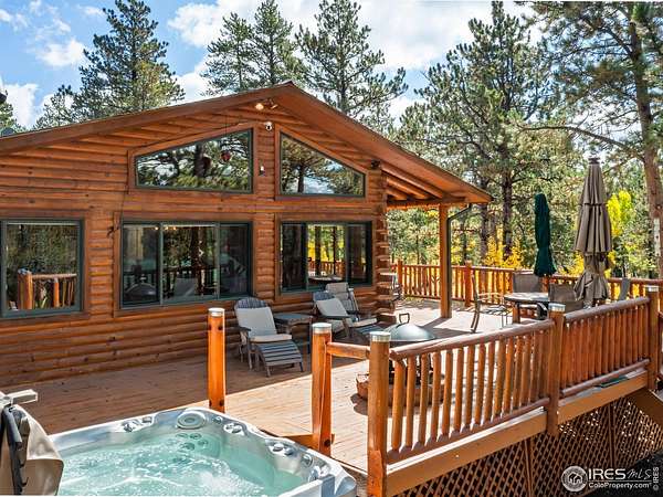 5.44 Acres of Residential Land with Home for Sale in Allenspark, Colorado