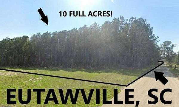 10 Acres of Residential Land for Sale in Eutawville, South Carolina
