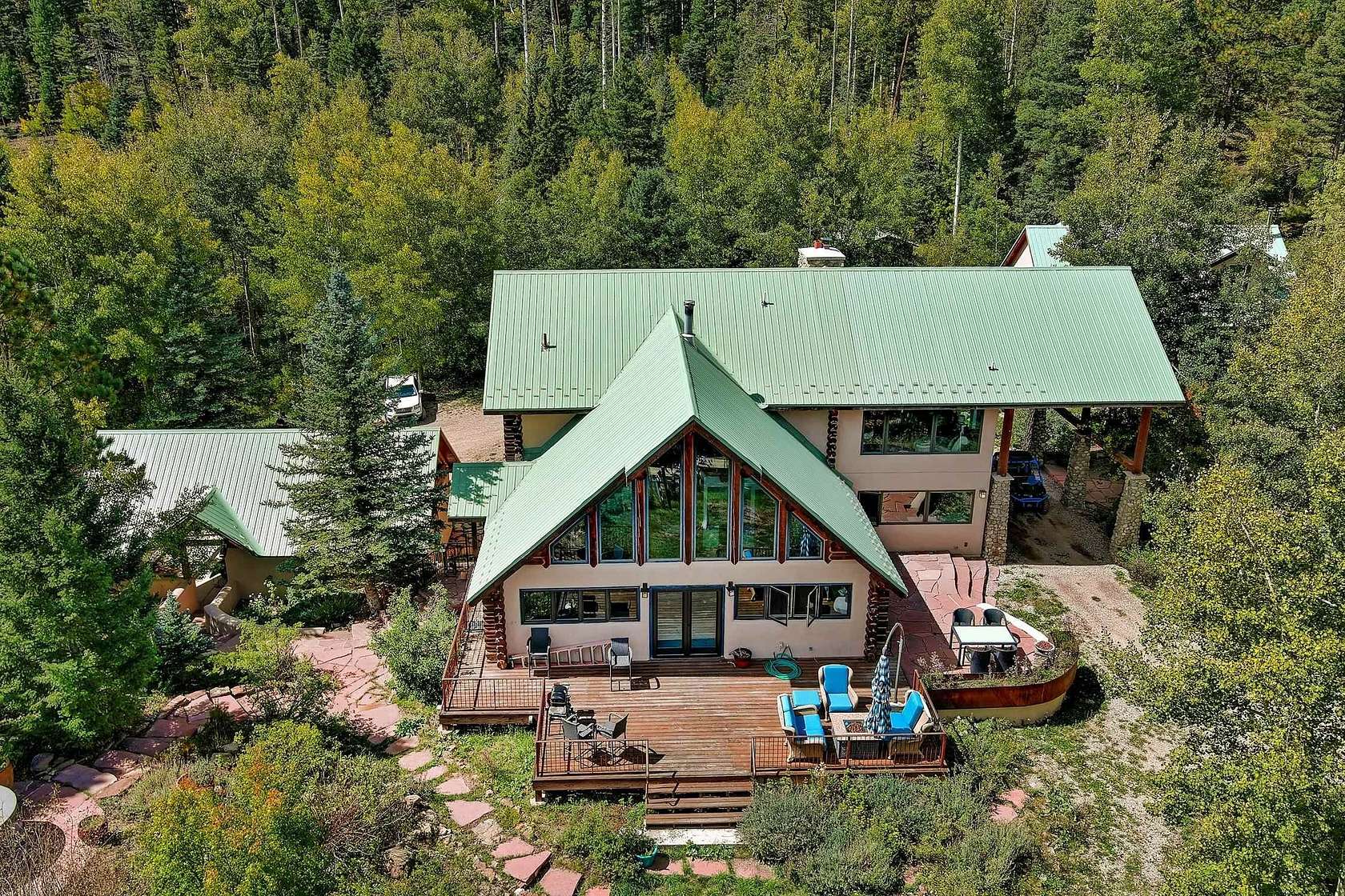 14.7 Acres of Recreational Land with Home for Sale in Angel Fire, New Mexico