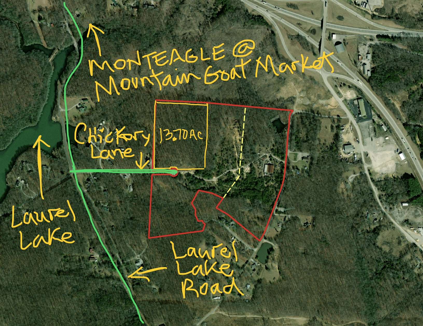 13.7 Acres of Recreational & Residential Land for Sale in Monteagle, Tennessee