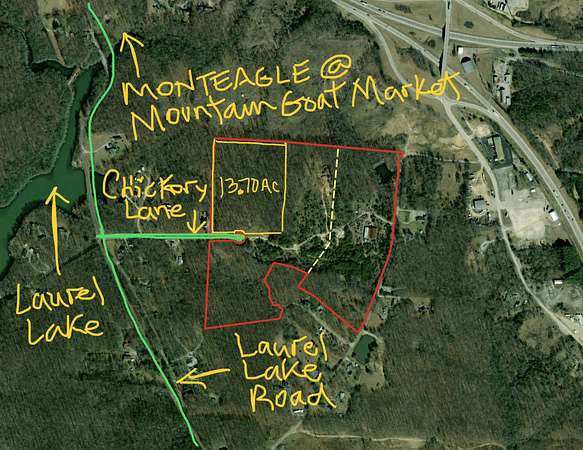 13.7 Acres of Recreational & Residential Land for Sale in Monteagle, Tennessee