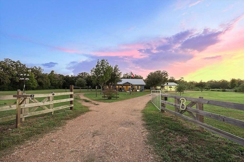 3 Acres of Residential Land with Home for Sale in Round Top, Texas